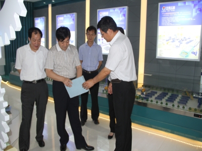 兗州區(qū)副區(qū)長劉曉林一行蒞臨天意機械指導工作！