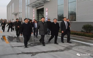 山東省住建廳黨組成員、副廳長張曉海蒞臨天意機械調(diào)研指導(dǎo)
